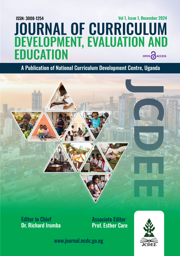 Journal of Curriculum Development, Evaluation and Education